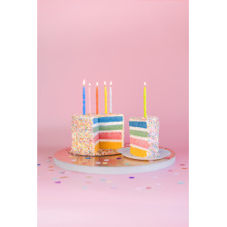 Kroucené narozeninové svíčky 14 cm